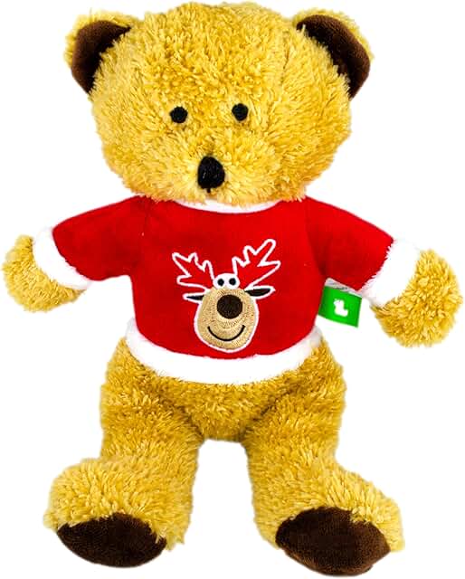 Christmas Jumper Teddy Dog Toy